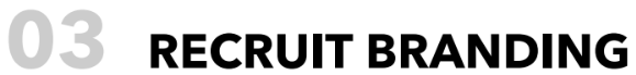03 RECRUIT BRANDING