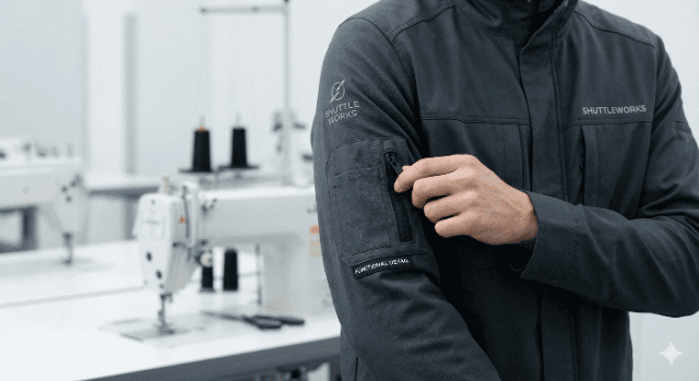 現場で使えるユニフォームに仕上げる